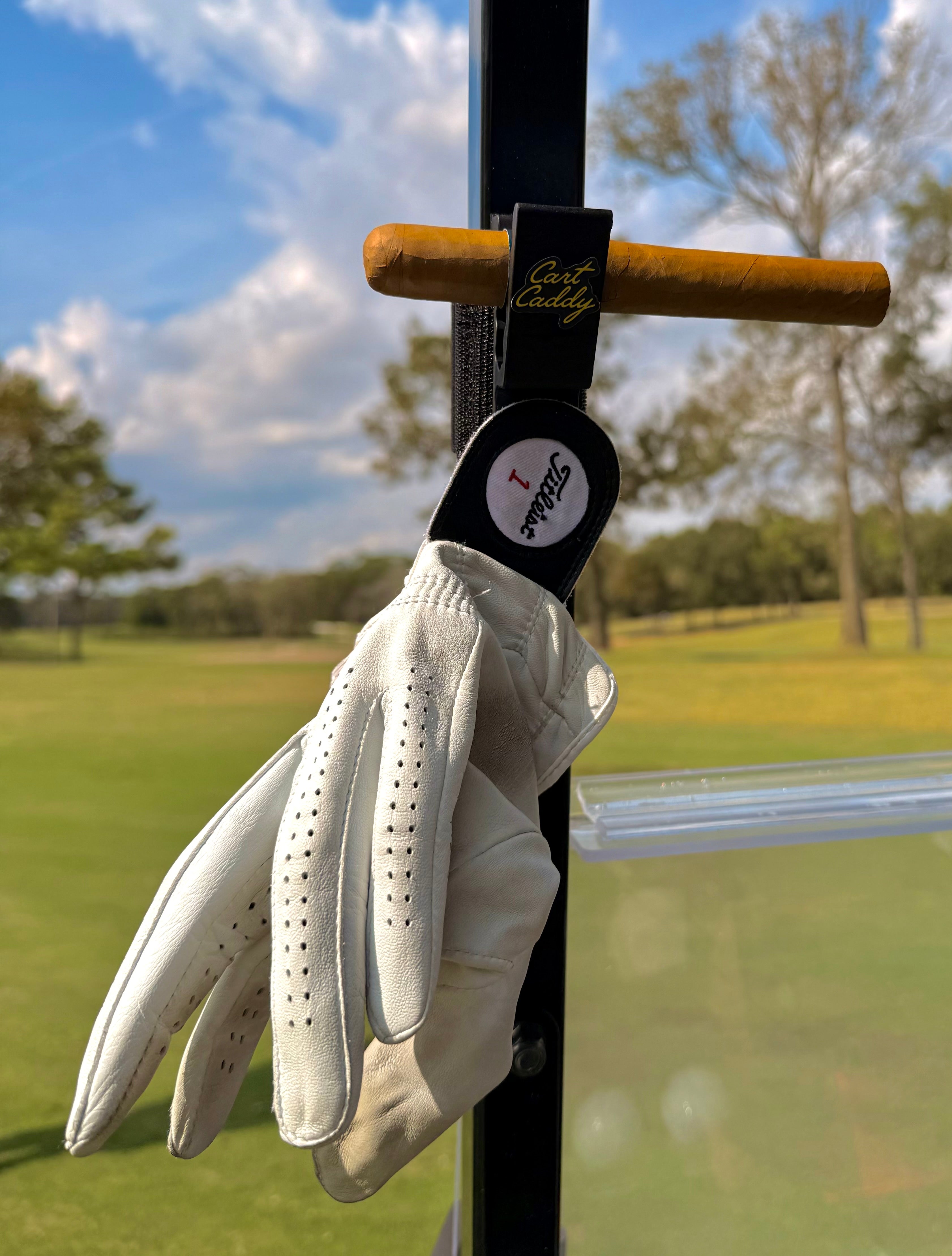 Cart Caddy Glove and Cigar Holder