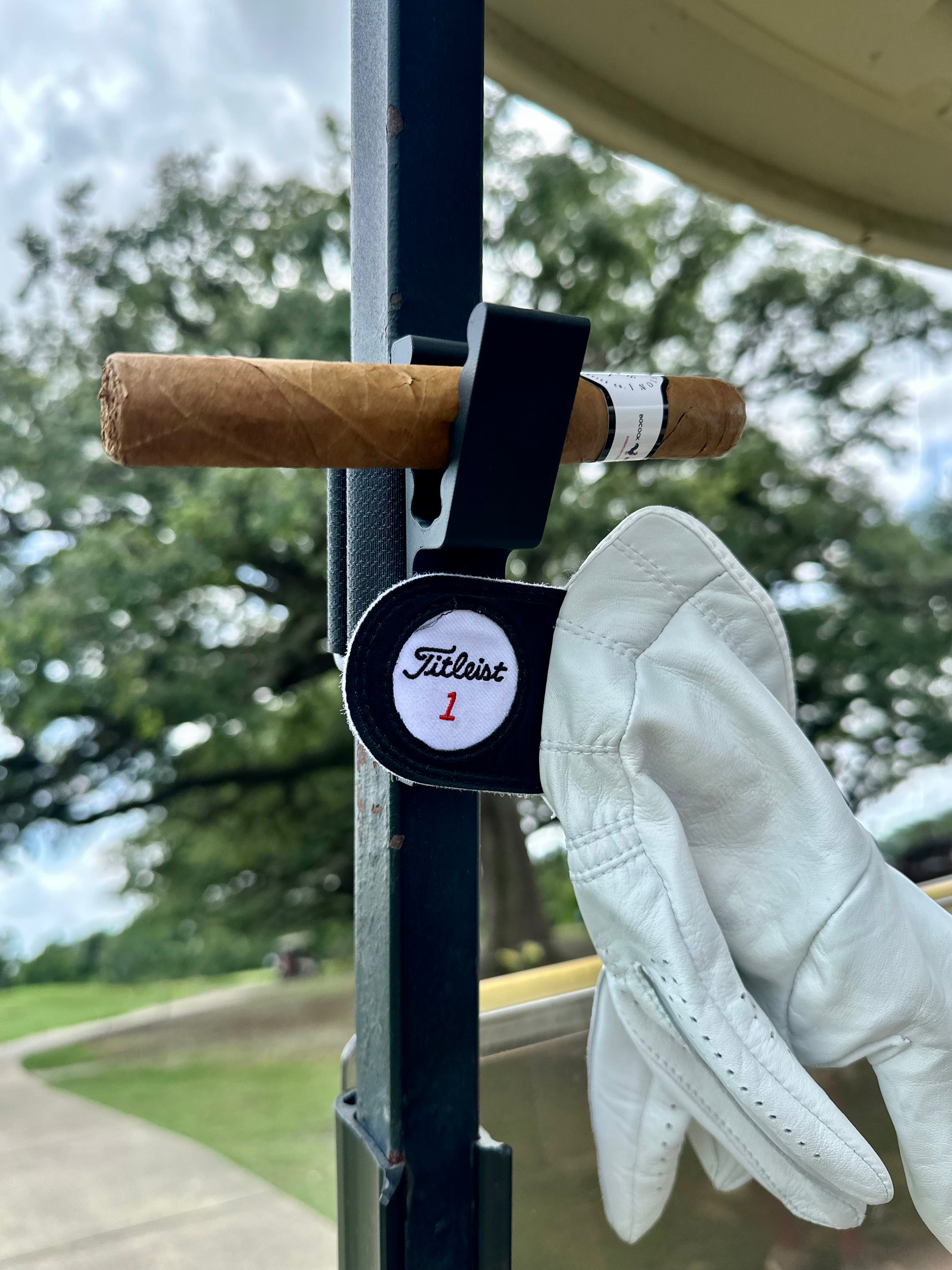 Cart Caddy Glove and Cigar Holder