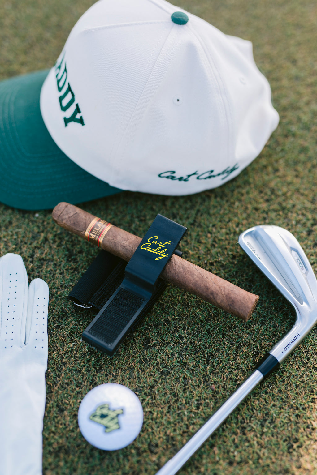Cart Caddy Glove and Cigar Holder