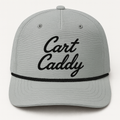 Cart Caddy Performance Rope Hat - Grey w/ Black