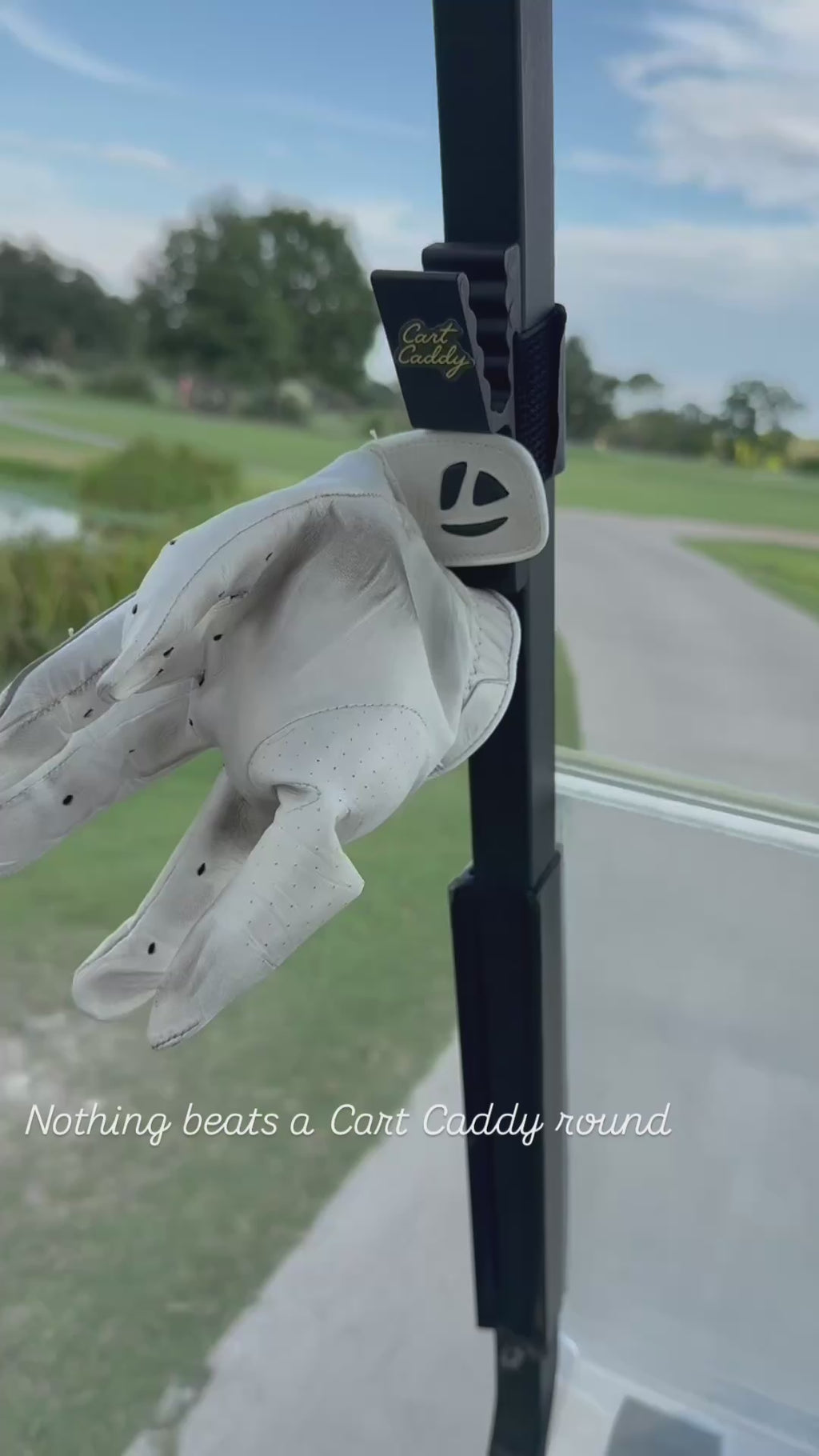 Cart Caddy Glove and Cigar Holder